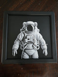 3D Printed Astronaut Picture with Frame